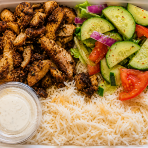 Beef Platter with Rice